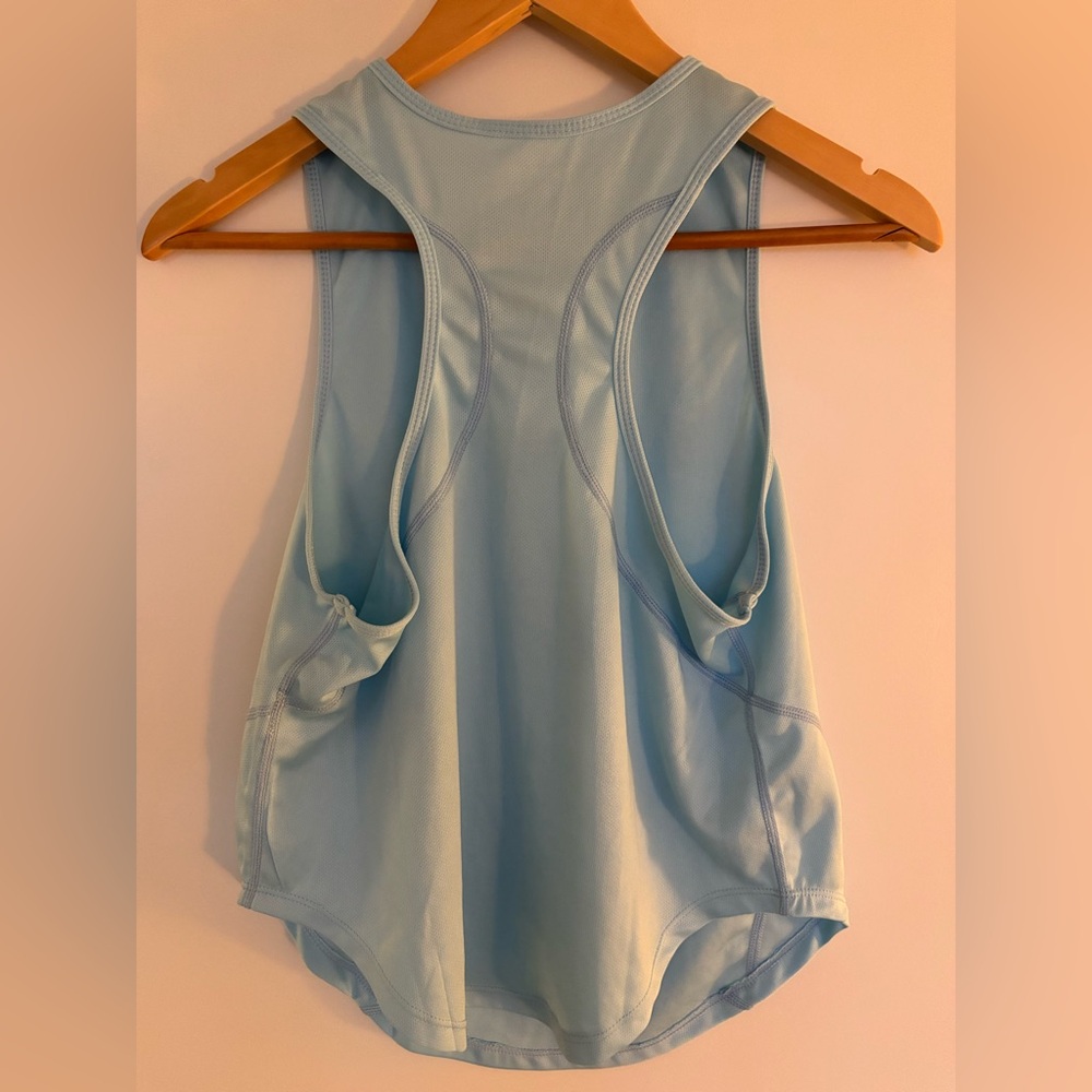 SHEIN 15” PTP Sleeveless Athletic Women's Top, Light Blue, Size 4. - Picture 6 of 6